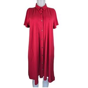 J. Jill Poppy Super Soft Side Pockets Summer Vacation Women's Dress M NWT